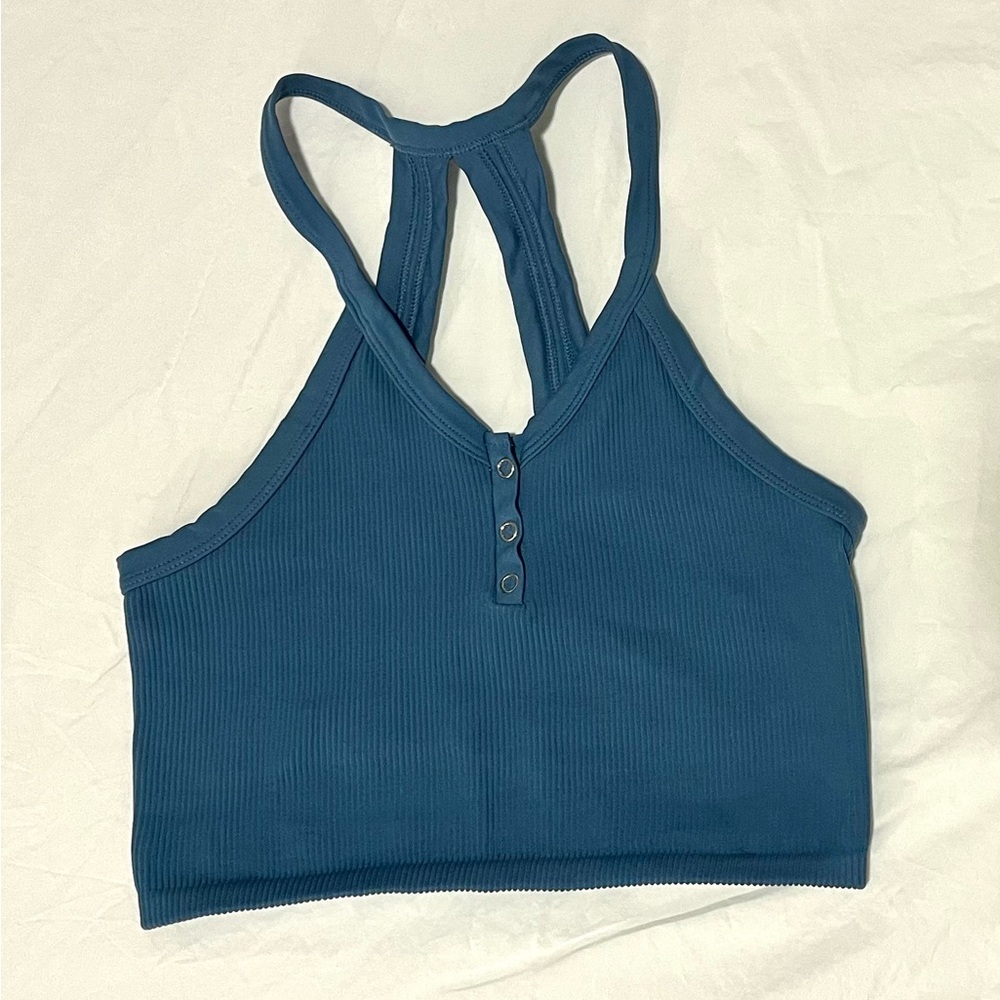 FREE PEOPLE MOVEMENT Women's Free Throw Henley Crop Tank